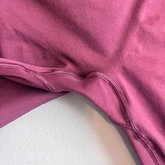 gymshark sweat seamless set (TOP AND LEGGINGS) Plum Pink SIZE L - Picture 10 of 12